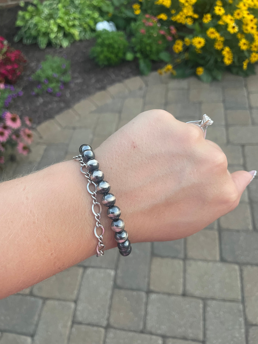 8mm Navajo Pearl Bracelet