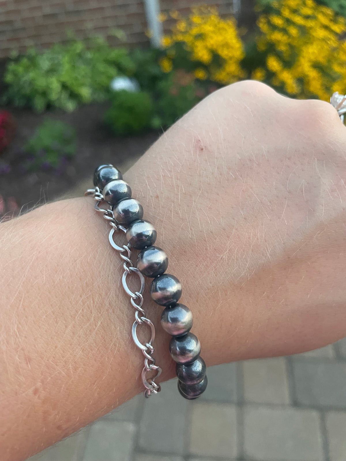 8mm Navajo Pearl Bracelet