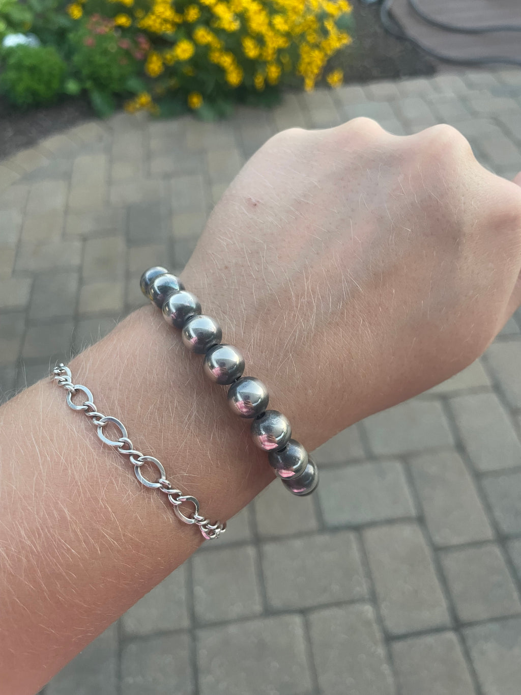 10mm Navajo Pearl Bracelet