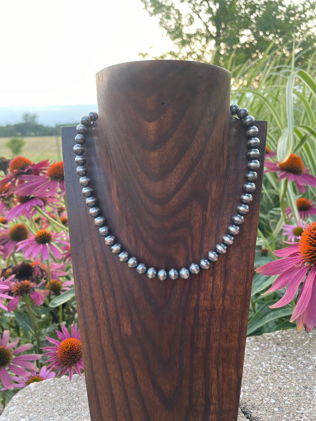 8mm Navajo Pearl Necklace